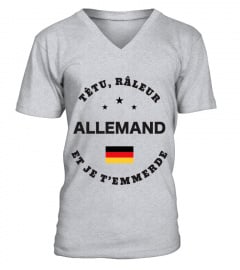 T-shirt têtu, râleur - Allemand