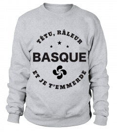 T-shirt têtu, râleur - Basque