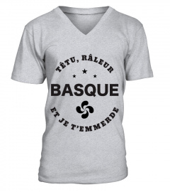 T-shirt têtu, râleur - Basque