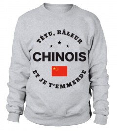 T-shirt têtu, râleur - Chinois
