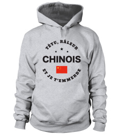 T-shirt têtu, râleur - Chinois