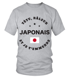 T-shirt têtu, râleur - Japonais