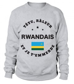 T-shirt têtu, râleur - Rwandais