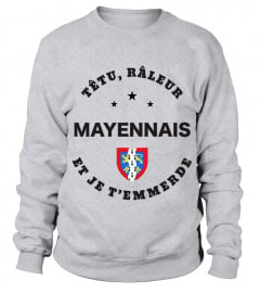 T-shirt têtu, râleur - Mayennais
