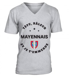 T-shirt têtu, râleur - Mayennais