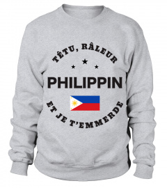 T-shirt têtu, râleur - Philippin