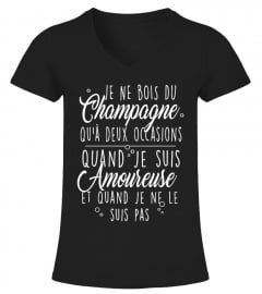 T-shirt Champagne - Amoureuse