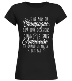 T-shirt Champagne - Amoureuse