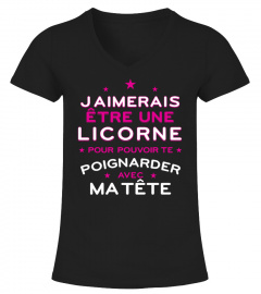 T-shirt Licorne Tête
