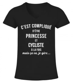 T-shirt Princesse  Cycliste