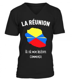T-shirt Histoire V2 - Réunion