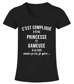 T-shirt Princesse  Gameuse