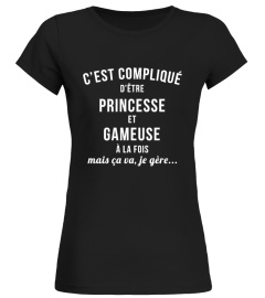 T-shirt Princesse  Gameuse