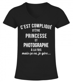 T-shirt Princesse  Photographe