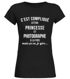 T-shirt Princesse  Photographe