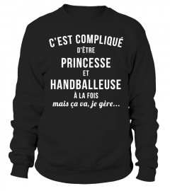 T-shirt Princesse  Handballeuse
