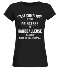 T-shirt Princesse  Handballeuse