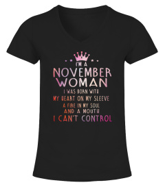 IM A NOVEMBER WOMAN T-SHIRT