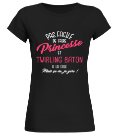 Princesse et twirling baton