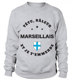 T-shirt têtu, râleur - Marseillais