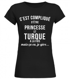 T-shirt Princesse - Turque