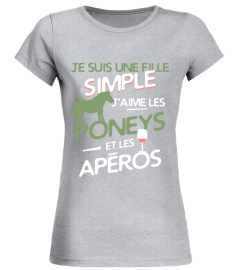 Poneys - une fille simple