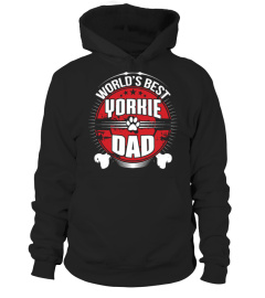 Worlds Best Yorkie Dad Dog Owner T Shirt