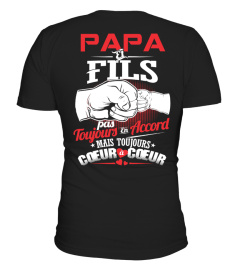 PAPA et Fils Coeur à Coeur tee shirt