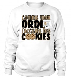 ✪ J'accepte les cookies t-shirt humour ✪