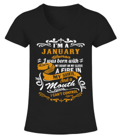 I'm a January woman T-shirt, ...