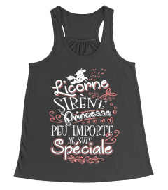 Licorne sirène princesse