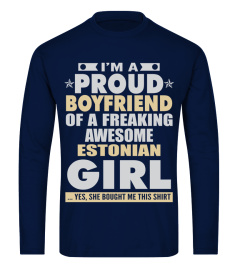 BOYFRIEND OF ESTONIAN GIRL T SHIRTS