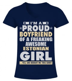 BOYFRIEND OF ESTONIAN GIRL T SHIRTS