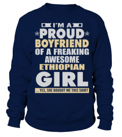 BOYFRIEND OF ETHIOPIAN GIRL T SHIRTS