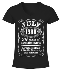 Vintage Limited July 1988 Edition - 29th Birthday Gift