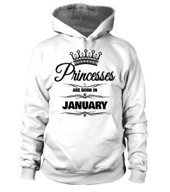 Princesses Are Born In January T-Shirts