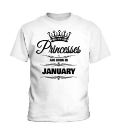 Princesses Are Born In January T-Shirts