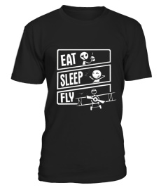 Pilot Life Eat Sleep Fly T shirt