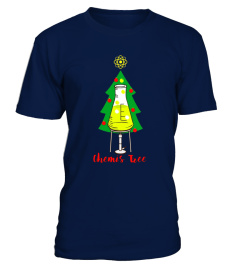 Chemis Tree Funny Science Chemistry Christmas Pun T-Shirt