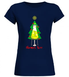 Chemis Tree Funny Science Chemistry Christmas Pun T-Shirt