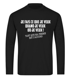 JE FAIS CE QUE JE VEUX