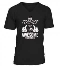  Teacher T shirt This Teacher Has Awesome Students Tee Shirt