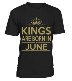 KINGS ARE BORN IN JUNE T SHIRT