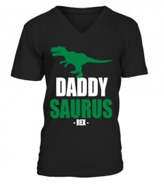 Daddy saurus funny shirt for dad