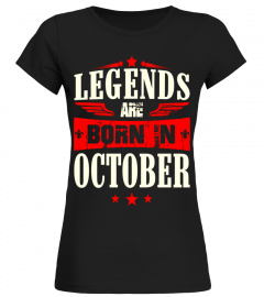 Legends Born In October T-Shirt