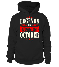 Legends Born In October T-Shirt