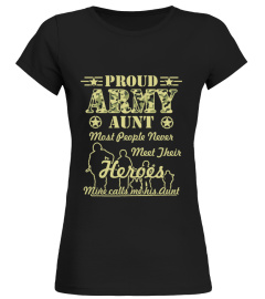 Proud Army Aunt T-Shirts Army T Shirt 25