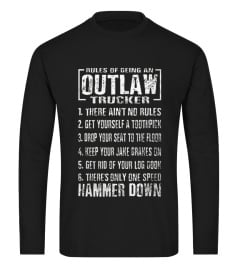 Rules Of Being An Outlaw Trucker Shirt13