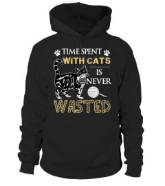 TIME SPENT WITH CATS IS NEVER WASTED