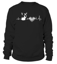 Boston Terrier Heartbeat Shirt